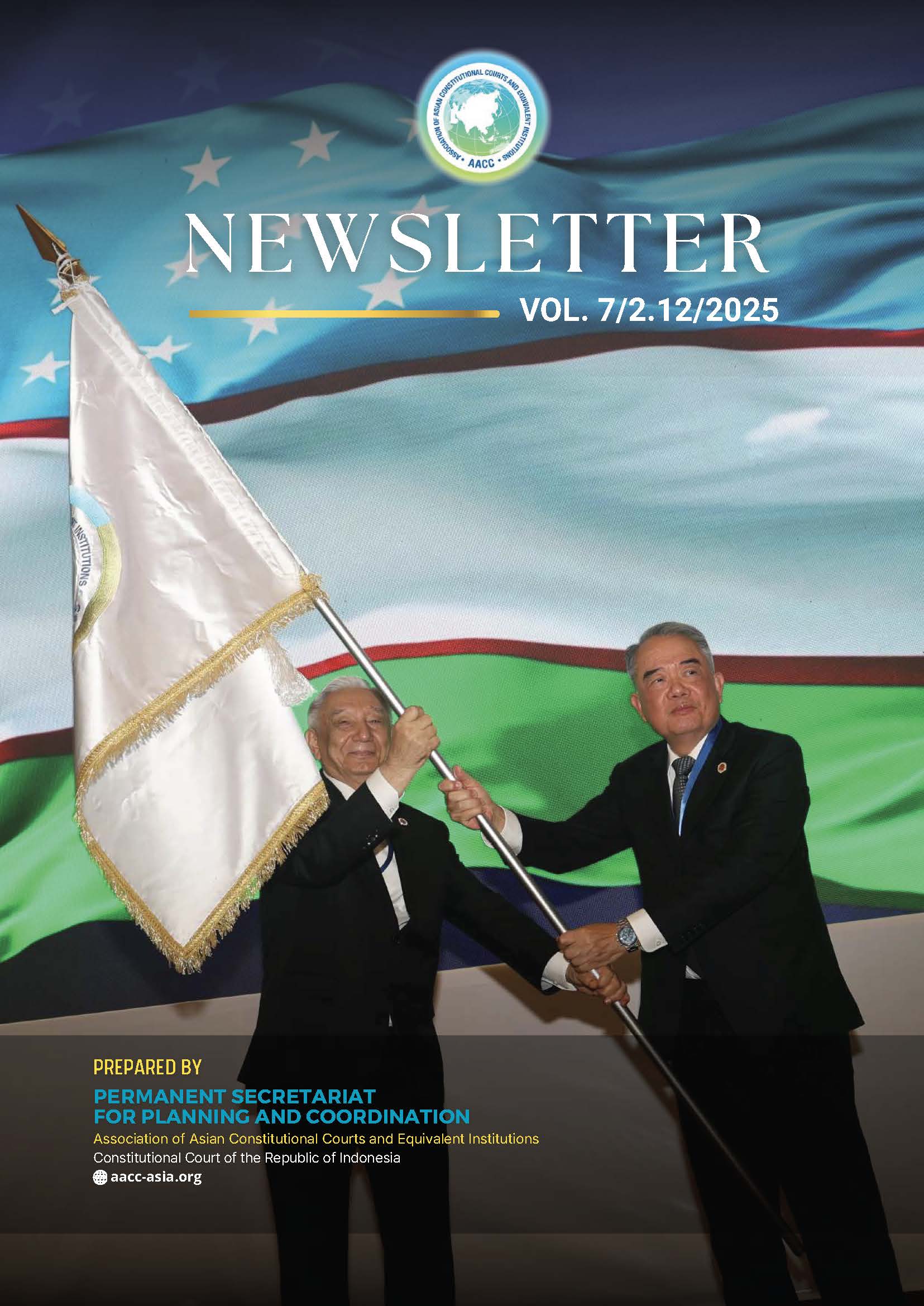 Chairperson of the Constitutional Court of the Republic of Uzbekistan, Abdusalomov Mirza Ulugbek, officially assumed the mandate as President of the Association of Asian Constitutional Courts and Equivalent Institutions (AACC) for the term 2025–2027.